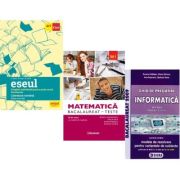 Pachet Bacalaureat 2026. Eseul. Pregatire individuala pentru proba scrisa, Matematica M1. Teste si Informatica. Clasele 11-12 intensiv Pascal C/C++ - Liliana Paicu, Rodica Manolescu, Susana Galatean