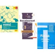 Pachet Bacalaureat 2026. Eseul. Literatura Romana. Pregatire individuala pentru proba scrisa, Matematica M-stiintele-naturii si M-tehnologic si Fizica 100 variante rezolvate- Liliana Paicu, Mihai Monea, Doru Badiu