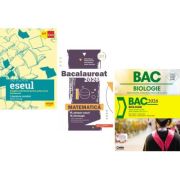 Pachet Bacalaureat 2026. Eseul. Pregatire individuala pentru proba scrisa, Matematica M-stiintele-naturii si M-tehnologic si Biologie. Notiuni teoretice si teste pentru clasele 9-10 - Liliana Paicu, Mihai Monea, Silvia Olteanu
