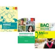 Pachet Bacalaureat 2026. Eseul. Pregatire individuala pentru proba scrisa si Matematica M2 Profil Stiinte ale naturii. Teste si Biologie. Notiuni teoretice si teste pentru clasele 9-10 - Liliana Paicu, Claudia Temneanu, Silvia Olteanu
