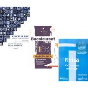 Pachet Bacalaureat 2026. Ghid complet pentru rezolvarea subiectelor Limba si literatura romana, Matematica M-stiintele-naturii si M-tehnologic si Fizica 100 variante rezolvate - Delia Ambrosie, Mihai Monea, Doru Badiu