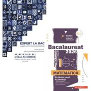 Pachet Bacalaureat 2026. Ghid complet pentru rezolvarea subiectelor Limba si literatura romana si Matematica M-stiintele-naturii si M-tehnologic - Delia Ambrosie, Mihai Monea