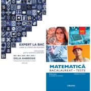 Pachet Bacalaureat 2026. Ghid complet pentru rezolvarea subiectelor Limba si literatura romana si Matematica M2 Tehnologic. Teste - Delia Ambrosie, Daniela Stoica