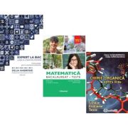 Pachet Bacalaureat 2026. Ghid complet Limba si literatura romana, Matematica M2 Profil Stiinte ale naturii si Chimie organica pentru liceu - Delia Ambrosie, Claudia Temneanu, Elena Alexandrescu