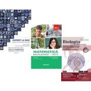 Pachet Bacalaureat 2026. Ghid complet Limba si literatura romana, Matematica M2 Profil Stiinte ale naturii si Biologia pe intelesul tuturor Clasele 11-12 - Delia Ambrosie, Claudia Temneanu, Maria Ioana Cazan