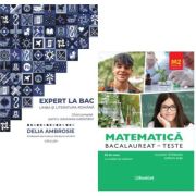 Pachet Bacalaureat 2026. Ghid complet pentru rezolvarea subiectelor Limba si literatura romana si Matematica M2 Profil Stiinte ale naturii - Delia Ambrosie, Claudia Temneanu