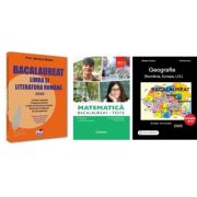Pachet Bacalaureat 2026. Limba si literatura romana, Matematica M2 Profil Stiinte ale naturii si Geografie Sinteze Teste Rezolvari - Mariana Badea, Claudia Temneanu, Albinita Costescu