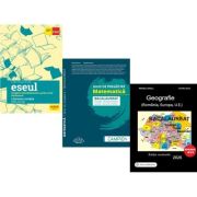 Pachet Bacalaureat 2026. Eseul. Pregatire individuala pentru proba scrisa, Matematica filiera tehnologica: servicii, resurse si tehnic si Geografie Sinteze Teste Rezolvari - Liliana Paicu, Marius Burtea, Albinita Costescu