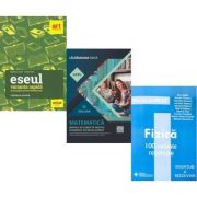 Pachet Bacalaureat 2026. Eseul. Varianta rapida de pregatire, Matematica. Modele de subiecte pentru Filiera tehnologica, Servicii si Fizica 100 variante rezolvate - Liliana Paicu, Lacramioara Pisica, Doru Badiu