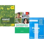 Pachet Bacalaureat 2026. Eseul. Varianta rapida de pregatire, Matematica M2 Profil Stiinte ale naturii. Teste si Fizica 100 variante rezolvate - Liliana Paicu, Claudia Temneanu, Doru Badiu