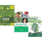 Pachet Bacalaureat 2026. Eseul. Varianta rapida de pregatire si Matematica M2 Stiinte ale naturii. Teste si Biologie pe intelesul tuturor Clasele 9-10 - Liliana Paicu, Claudia Temneanu, Maria Ioana Cazan
