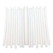 Baton silicon CNX, lipire la cald, 7mm x 20cm, alb, transparent, set 20 buc