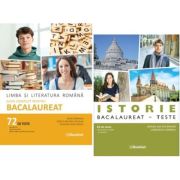 Pachet Bacalaureat Limba si literatura romana 72 teste si Istorie 65 de teste - Mimi Gramnea, Adrian Ilie Aichimoaie