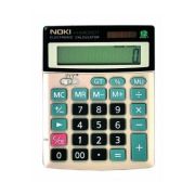 Calculator de birou Noki MC002, 12 digiti, alimentare baterie + solar, ecran inclinat