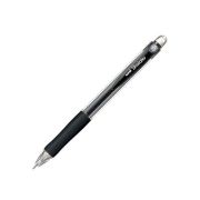 Creion mecanic UNI Shalaku M5-100, 0. 5mm, grip cauciucat, corp transparent negru, cu guma de sters