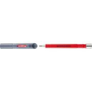 Creion mecanic tamplar edding 8890, corp aluminiu, mina rectangulara 2x5 mm, HB, argintiu