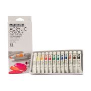 Culori acrilice Colorarte, 12 culori x 12ml, EA1212C