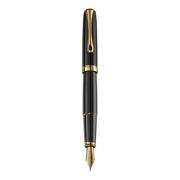 Stilou DIPLOMAT Excellence A2, cu penita M, din otel inoxidabil - Black Lacquer Gold