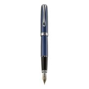 Stilou DIPLOMAT Excellence A2, cu penita M, aurita 14kt. - Midnight Blue Chrome