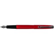 Stilou DIPLOMAT Esteem, cu penita B, din otel inoxidabil - red lacquer