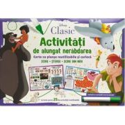 Disney Clasic. Activitati de alungat nerabdarea. Carte cu planse reutilizabile si carioca