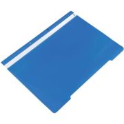 Dosar plastic cu sina si 2 perforatii, albastru