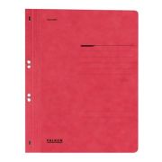 Dosar cu gauri 1/1 Lux Falken, carton, 250 g/mp, rosu