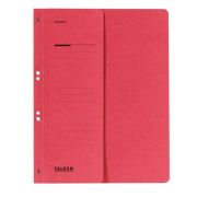 Dosar cu gauri 1/2 Lux Falken, carton, 250 g/mp, rosu