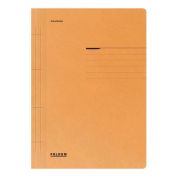 Dosar cu sina Lux Falken, carton, 250 g/mp, portocaliu