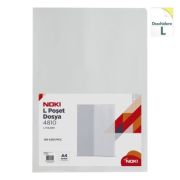 Folie de protectie Noki 4810-90, A4, portret, 70 microni, deschidere in L, plastic, transparent, set 100 buc