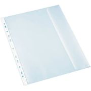 Folie de protectie Noki 4860, A4, portret, 130 microni, plastic, transparent, cu perforatii, cu clapa, set 25 buc