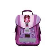 Ghiozdan Gorjuss Santoro ergonomic, solid, catarama metalica, 25 L, aspect stralucitor, The Birthday