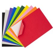 Hartie gumata autoadeziva A4, 1. 3mm, set 10 culori, Colorarte