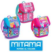 Rucsac Mitama, structura rigida design fete, 26 x 18 x 38 cm, 21 litri