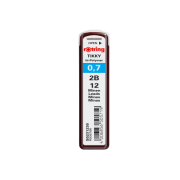 Mine creion mecanic Rotring Tikky, 0. 7mm, 2B, set 12 buc