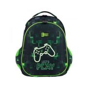 Ghiozdan Majewski, St Right HB01, 1 compartiment, Dark Game