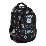 Ghiozdan BP26 ST Right Blue Gamer 3 compartimente, 39x27x17 cm