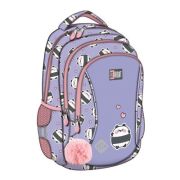 Ghiozdan scolar Majewski ST Right, BP26, Happy Panda, 3 compartimente, 39 x 27 x 17 cm