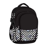 Ghiozdan scolar Majewski ST Right, BP01, Chessboard Butterflies, 4 compartimente, 43 x 32 x 21 cm