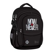 Ghiozdan scolar Majewski ST Right, BP01, Now or Never, 4 compartimente, 43 x 32 x 21 cm