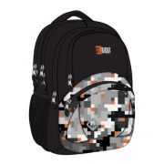 Ghiozdan scolar Majewski ST Right, BP05, Pixels, 4 compartimente, 42 x 30 x 19 cm