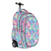 Troller scolar Majewski ST Right, TB01, Pastel Pixels, 4 compartimente, 44 x 32 x 25 cm