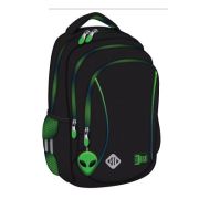 Ghiozdan scolar Majewski ST Right, BP26, Green Power, 3 compartimente, 39 x 27 x 17 cm