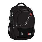 Ghiozdan scolar Majewski ST Right, BP01, X White, 4 compartimente, 43 x 32 x 21 cm