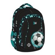 Ghiozdan scolar Majewski ST Right, BP04, Neon Football, 4 compartimente, 43 x 32 cm