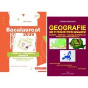 Pachet Bacalaureat Limba si literatura romana si Geografie Probleme fundamentale - Mihaela Dobos, Catalina Sandulache