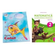 Pachet Caiet tip 2 Pestisor A5, 48 file, Casa Tipografica si Matematica si explorarea mediului. Manual clasa a 2-a - Mirela Ilie