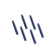 Patroane cerneala, scurte, albastru, 6 bucati/cutie