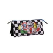 Penar neechipat Cerda Avengers, 1 fermoar, 3 compartimente, 22.5x11.5x2cm, 493559