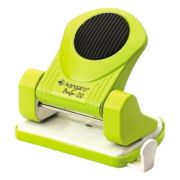 Perforator Kangaro Perfo-20, 20 coli, metalic, verde